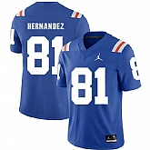 Florida Gators 81 Aaron Hernandez Blue Throwback College Football Jersey Dzhi,baseball caps,new era cap wholesale,wholesale hats